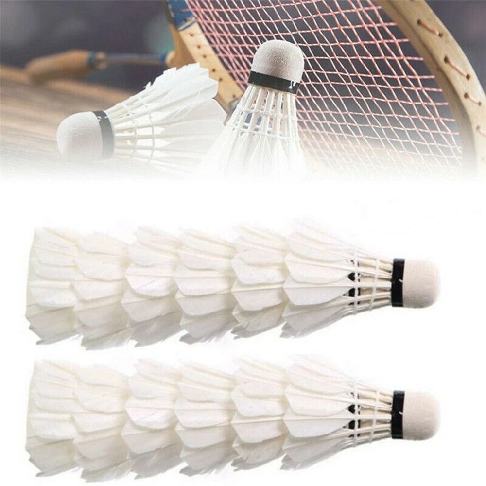 Badminton House - 3/6/12 adet yeni beyaz badminton topu